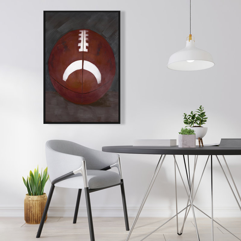 Ballon de football - Décoration sur toile encadrée passe-temps