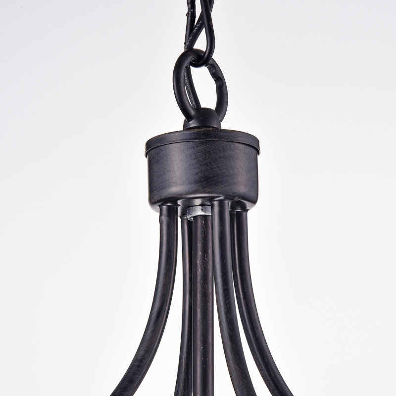 Luminaire suspendu carré 3 lumières lanterne Oryana
