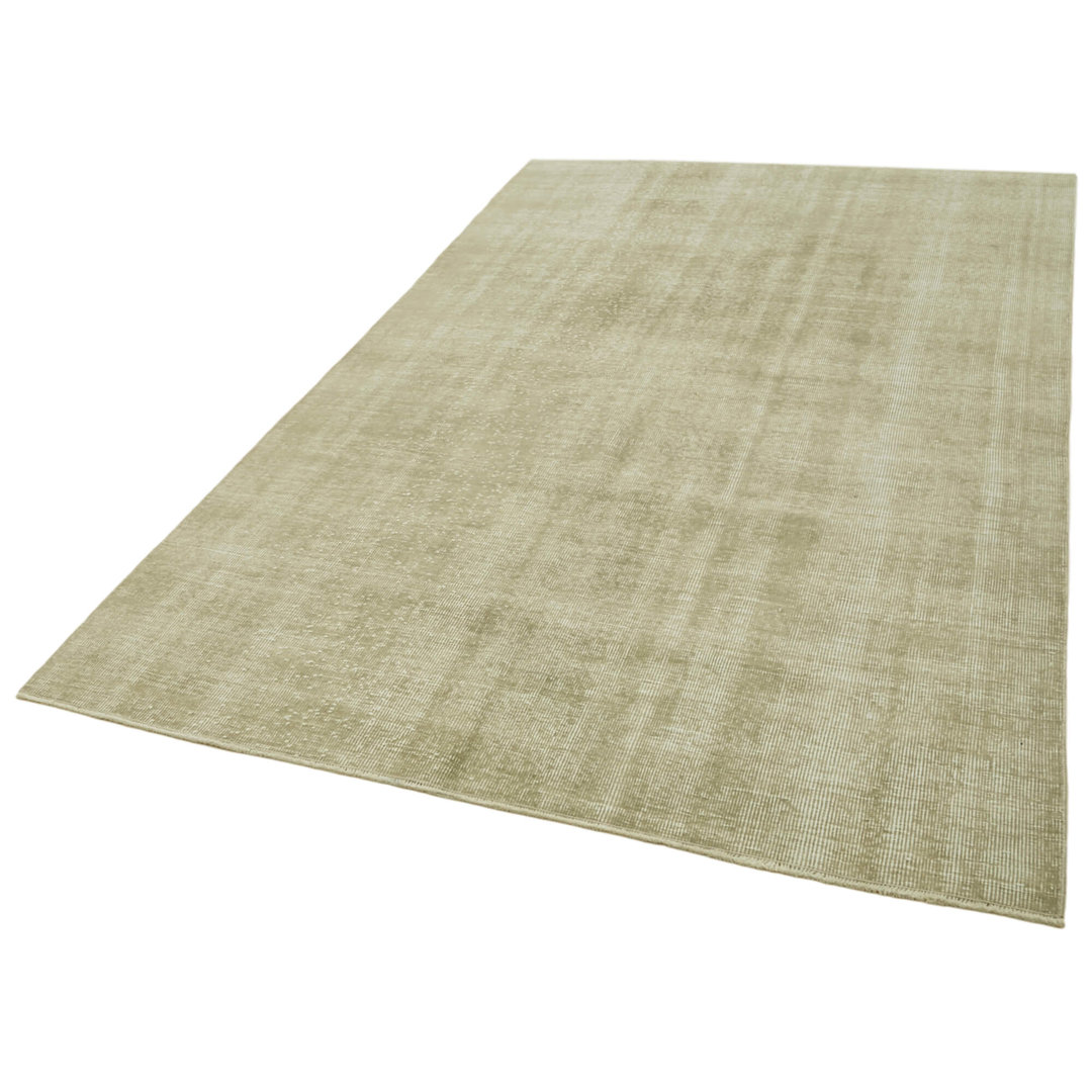 Vintage Beige Vintage Wool Handmade Area Rug