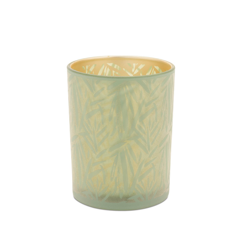Tropical Patterned Candle Holder