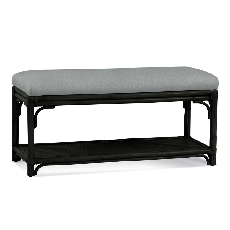 Banc de rangement en osier Summer Retreat