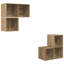 TV Cabinet Set 4 Pcs 37 X 37 X 72 Cm Engineered Wood-448131587