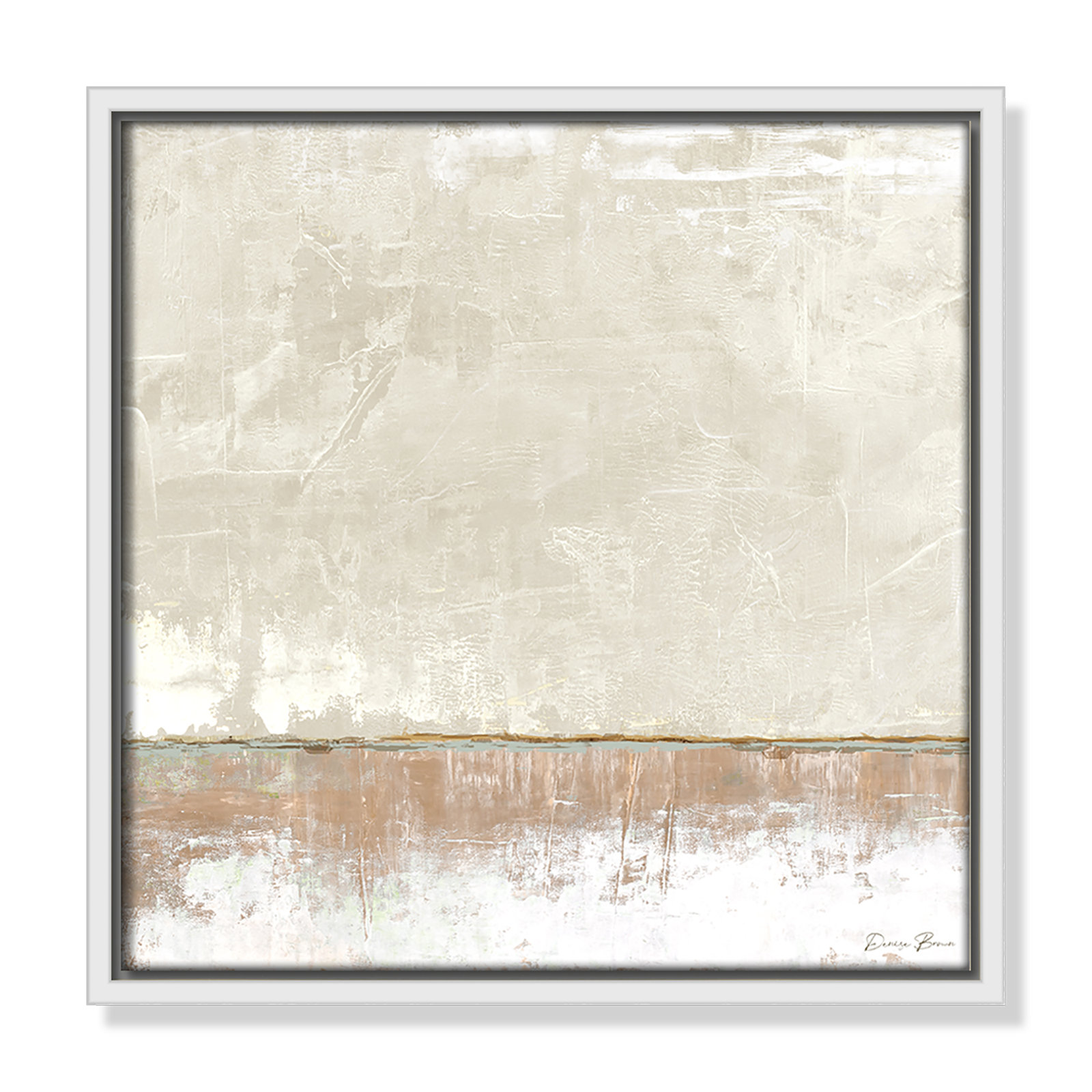 Delevan "Better Days II" Print, 13.5" H x 13.5" W, White
