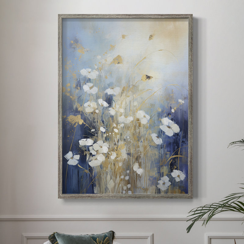 Reproduction encadrée FLORAL Series CCLXIX - bois massif, H 11 po x l 9 po