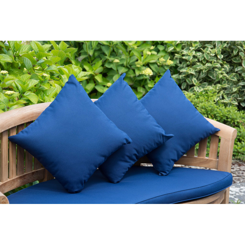 Noam Indoor / Outdoor Square Throw Cushion, Blue, 40 x 40cm