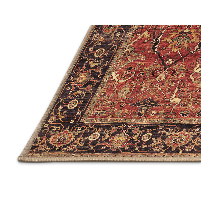 Tapis brun moderne Marquiese Mid-Century 2375, Rectangle 2 pi x 4 pi
