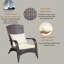 Chaise de patio avec coussins (coussin)-901792723