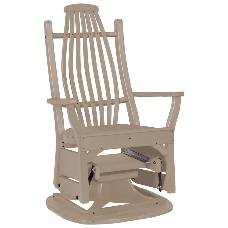 Fauteuil coulissant en bois cintré, Sable