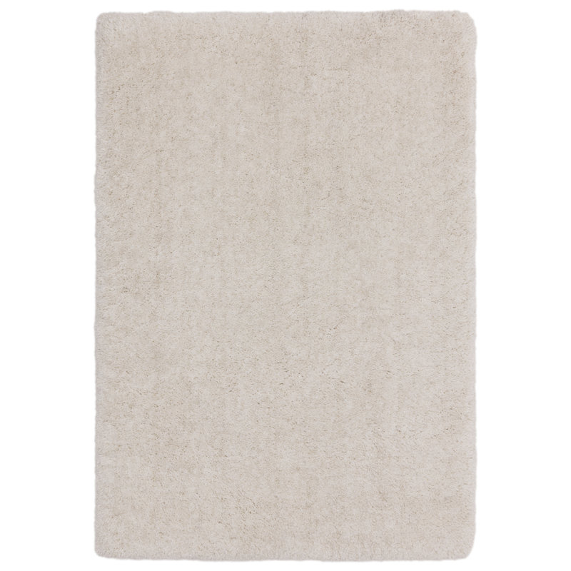 Harisan Shaggy Ivory Rug, Rectangle 160cm x 230cm