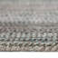 Rayé tissé à plat à la main argent/gris Tapis décoratif en laine Adamsburg-21791295