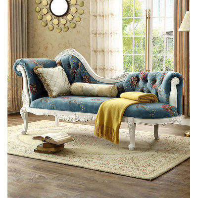 Fauteuil de chambre en bois massif de style américain