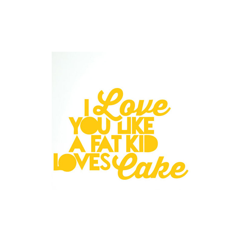 Non-Wall Damaging Wall Decal, Dark Yellow, Large