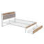 Structure de lit plateforme en métal avec 2 tiroirs-981820825-981820831