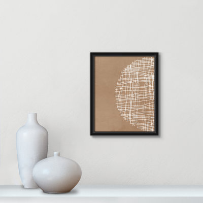 «Basketweave Basket Weave Circle I Print» par Tom Reeves