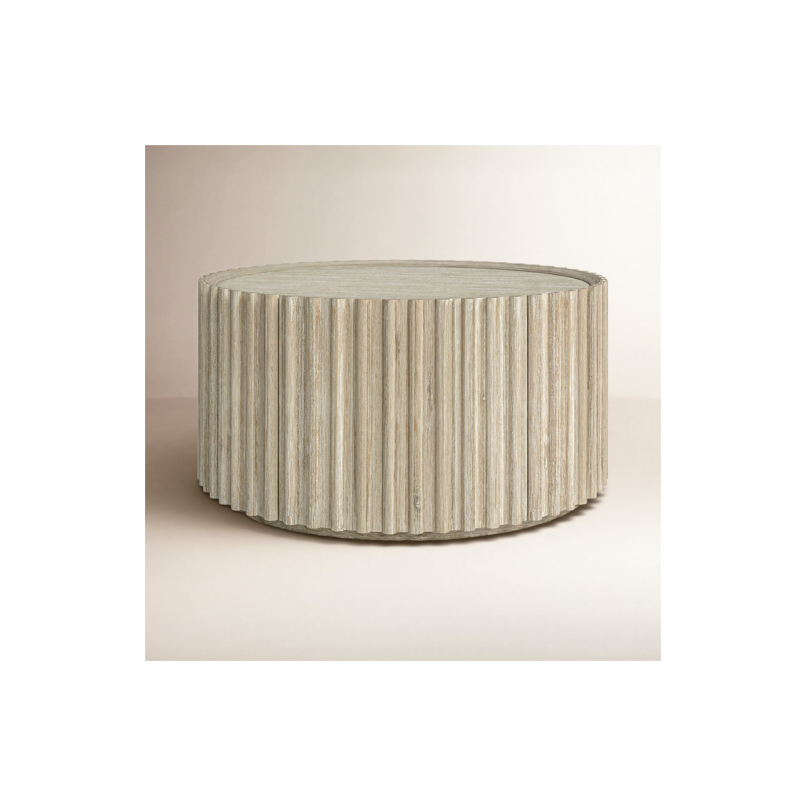 Castile Round Coffee Table With 1-Door