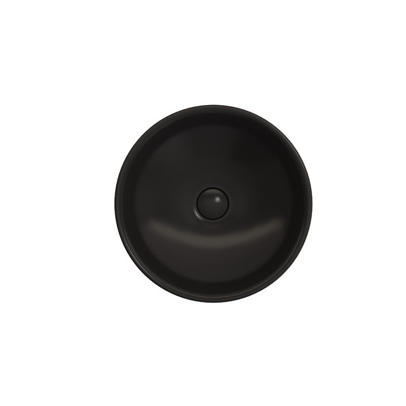 Venezia Bathroom Sink, Matte Black