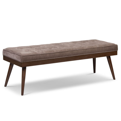 55" Velvet Entryway Bench
