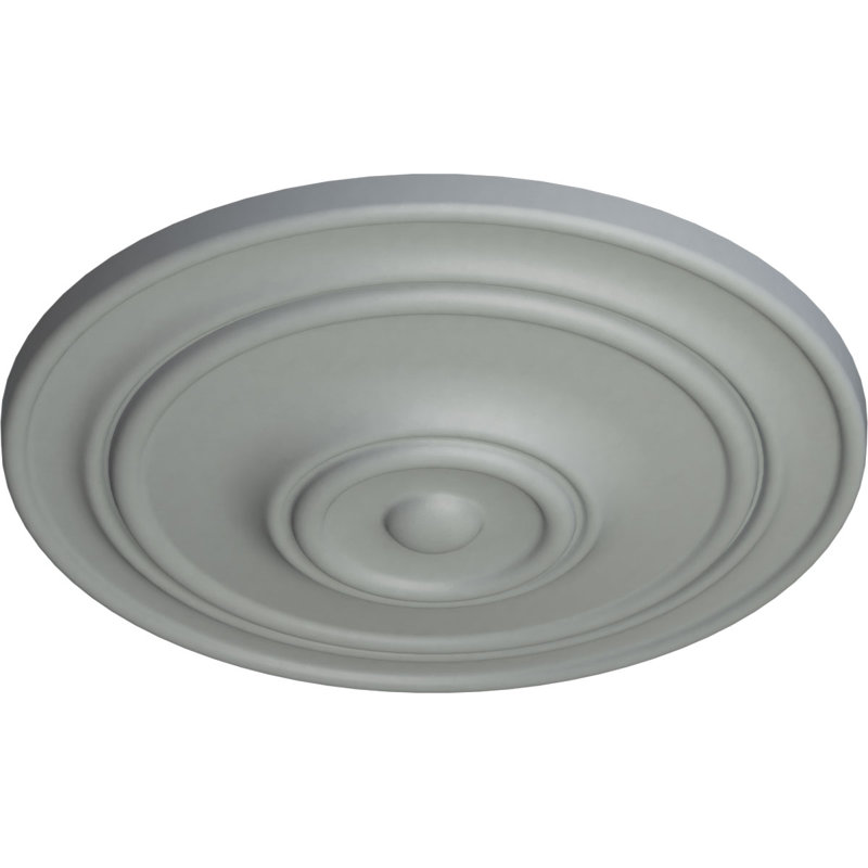 Médaillon de plafond classique Endurathane, 21 7/8 po x P 2 3/8 po (pour auvents jusqu'à 5 1/2 po), Avec un couche d'aprêt