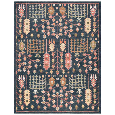 Donnett Southwestern Hand-Tufted Wool Area Rug