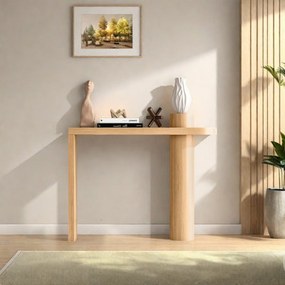 Minimalist Art Solid Wood Console Table
