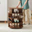 Commode d'appoint ronde en bois massif Rosalyn