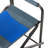 2 Lightweight Camping Chair With Storage - Oversized For Picnics, Outdoor, Blue/grey Forest Folding Storage,-357993553