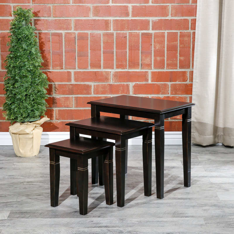 Mario Nesting Tables, Espresso