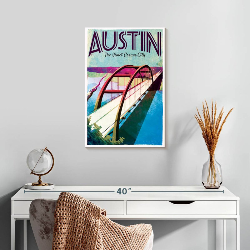 Austin Poster, 24" H x 16" W