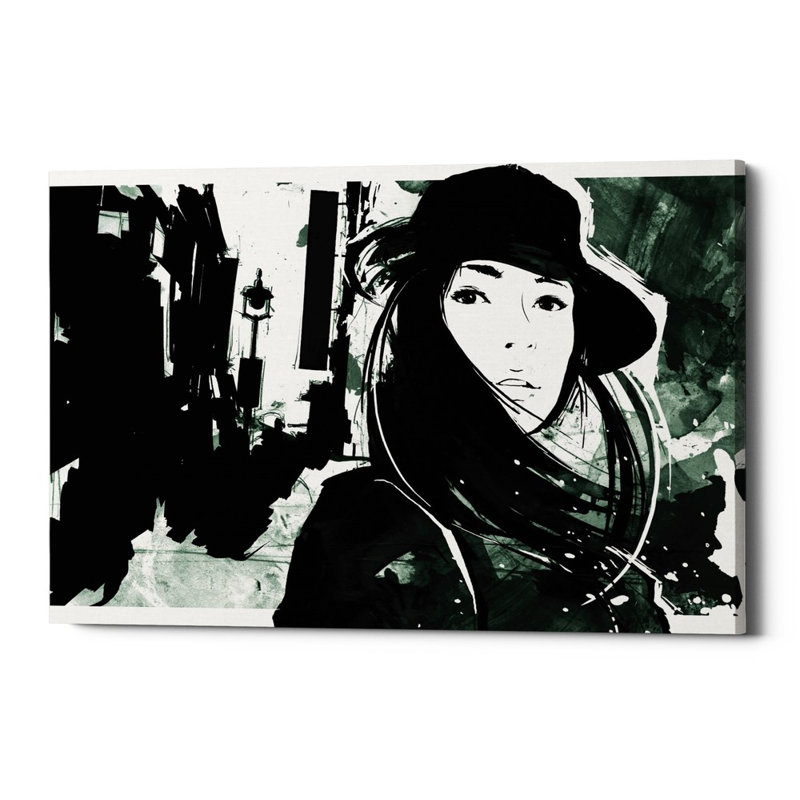 « unmasked 1 », impression sur toile, H 40 po x l 60 po x P 1,5 po
