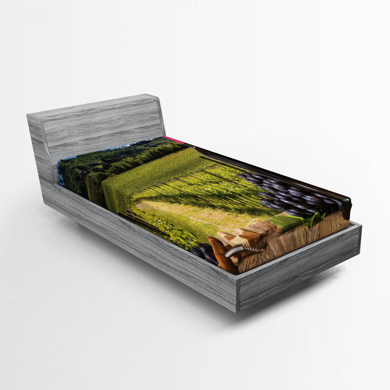 Microfiber Fitted Sheet, Twin Fitted Sheet