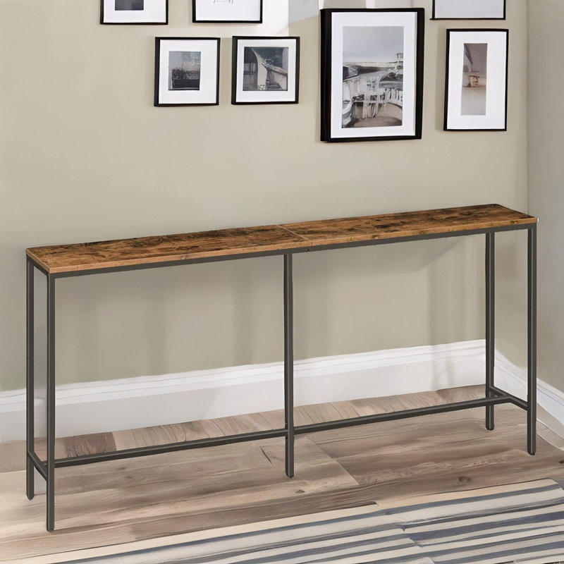 180Cm Rustic Slim Narrow Console Table Entryway Hallway Furniture