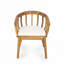 Fauteuil d'extérieur en bois d'acacia