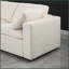 Canapé modulaire moderne en chenille beige - Orienté à droite, structure en bois massif, reconfigurable pour le salon-1646446698