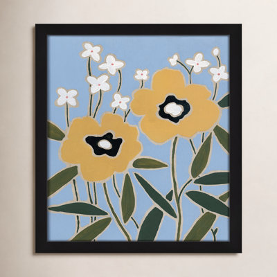 Maura "Woodblock Floral II" Print