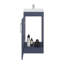 Ensemble de meuble-lavabo bleu avec 1 porte Kronos