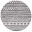 Tapis ivoire / noir Jaylah Southwestern-696164208