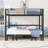 Metal Bunk Bed With Guardrails-626206297