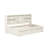 Creamy White Twin Bed Frame With Sideboard, Two Drawers And Charging Daybed Side Compartments, & Hub-2113881507