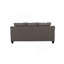 Canapé gris anthracite avec coussin