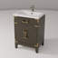 24 po X P 18 po Ensemble de meuble-lavabo et robinet en acrylique D-353103071