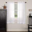 Paire de rideaux transparents avec passe-tringle Bloomberg