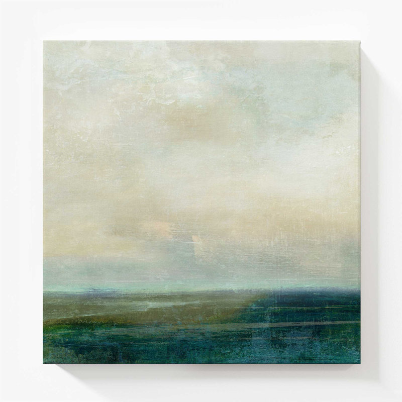 Émeraude enchantée, grande impression sur toile, H 48 po x l 48 po