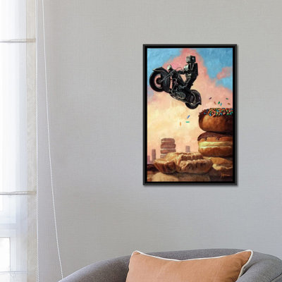 Dark Rider Again by Eric Joyner Graphic Art on Canvas