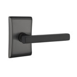 Flat Privacy (Bed & Bath) Door Lever with Rectangle Rosette