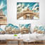 Coussin imprimé Paris City Eiffel Tower Under Blue Sky-29828294-29854924