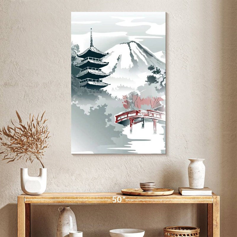 Aime Japanese Bridge, 39" H x 26" W