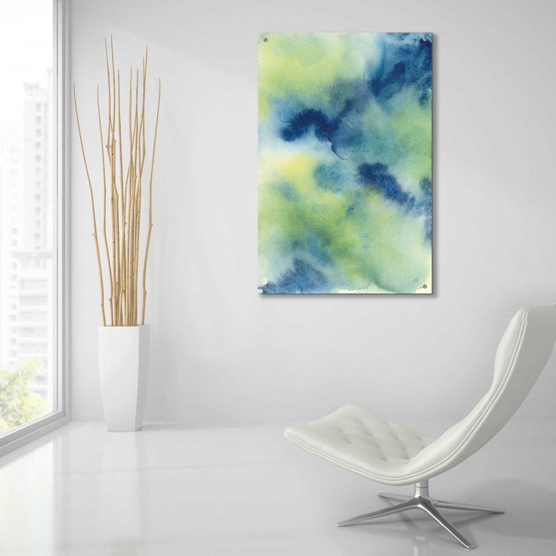«Indigo Flow I» par Chris Paschke, H 36 po x l 24 po x P 0,2 po