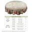 Nappe en polyester gris-blanc lavable-425683480