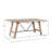 Embrey Rectangular Solid Reclaimed Pine Wood Dining Table-1465575976