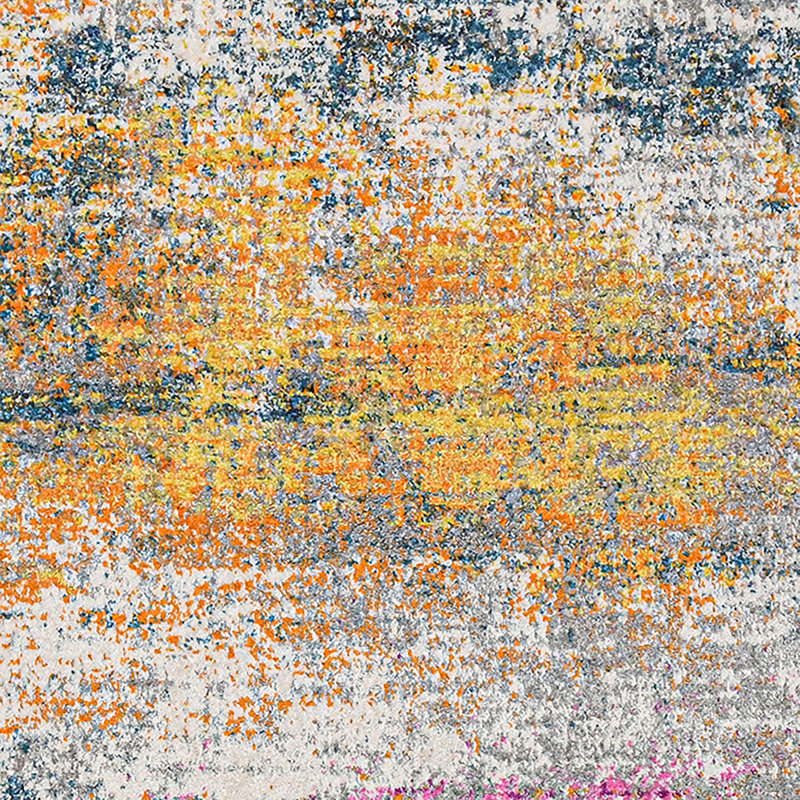 Montana Blesilda 2x3 Orange and Pink Abstract Polypropylene Rug
